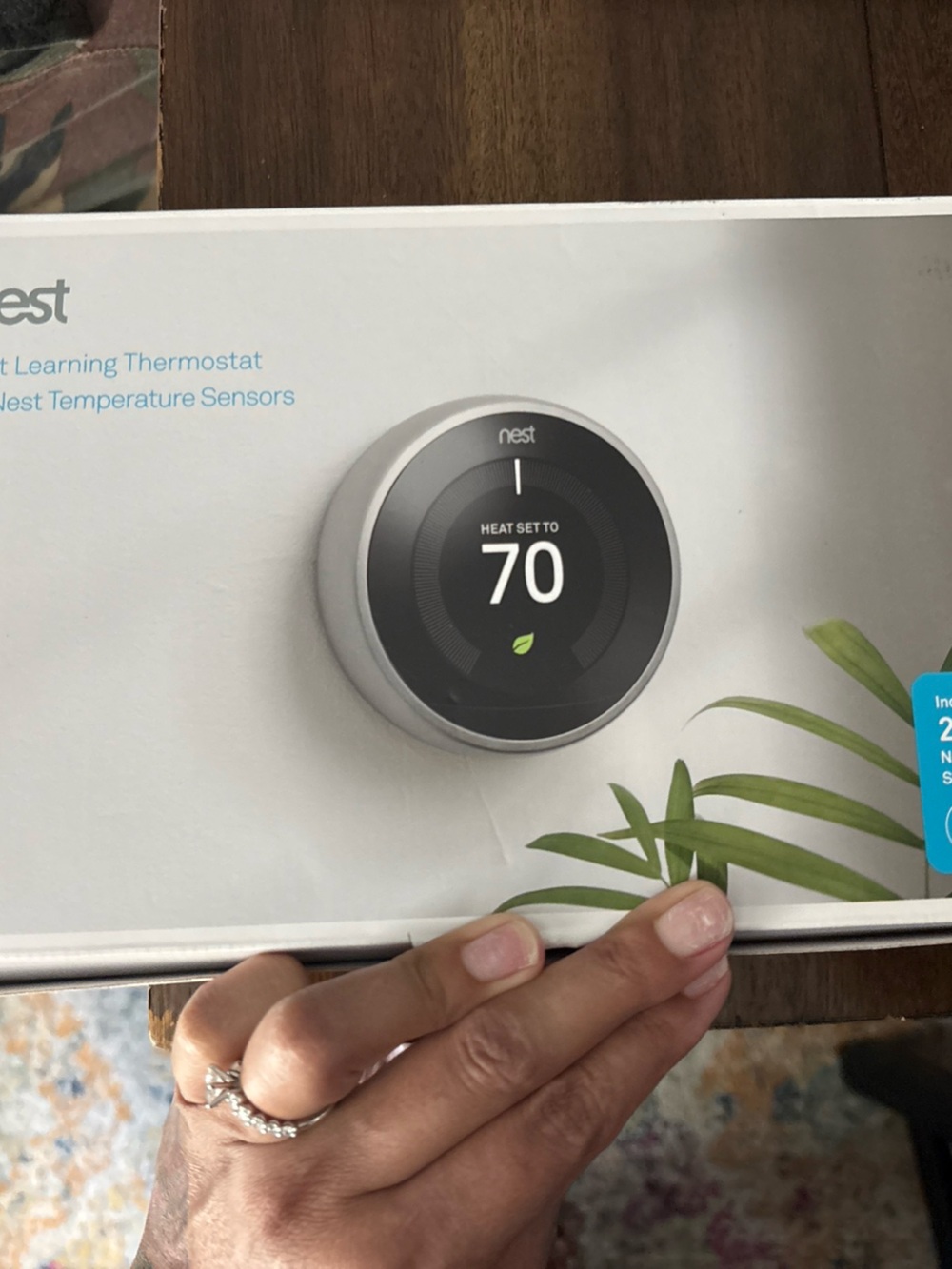 NEST 3rd Generation Learning Thermostat (Stainless Steel)
